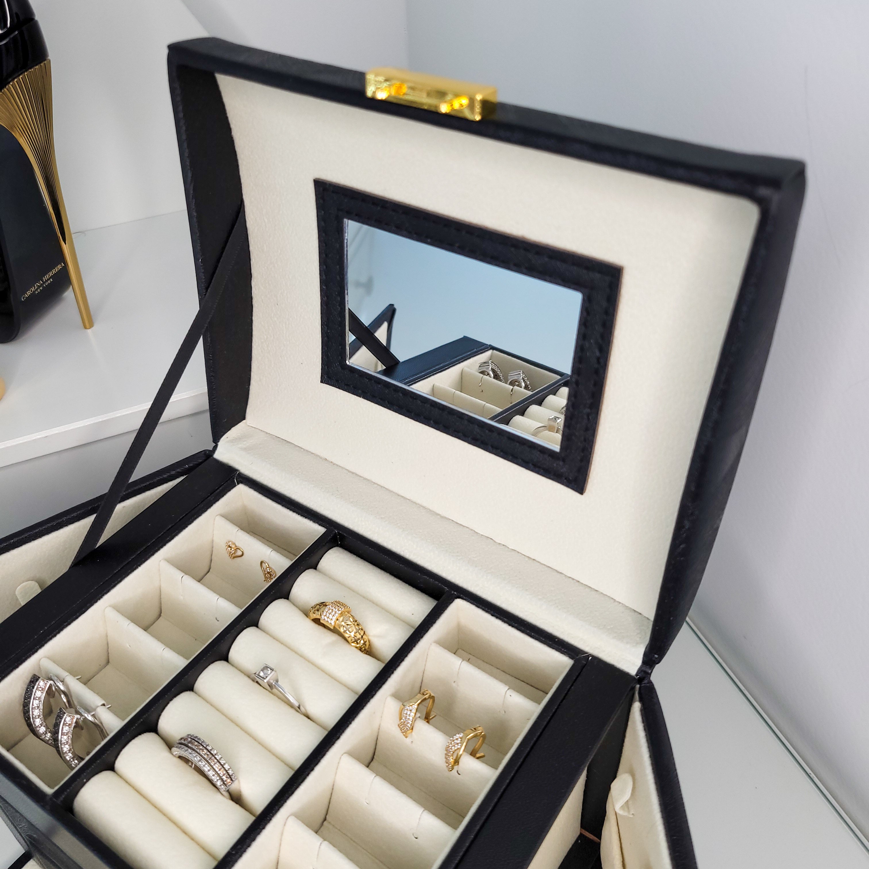 BS® - Boîte à Bijoux en Cuir Végan Modèle 