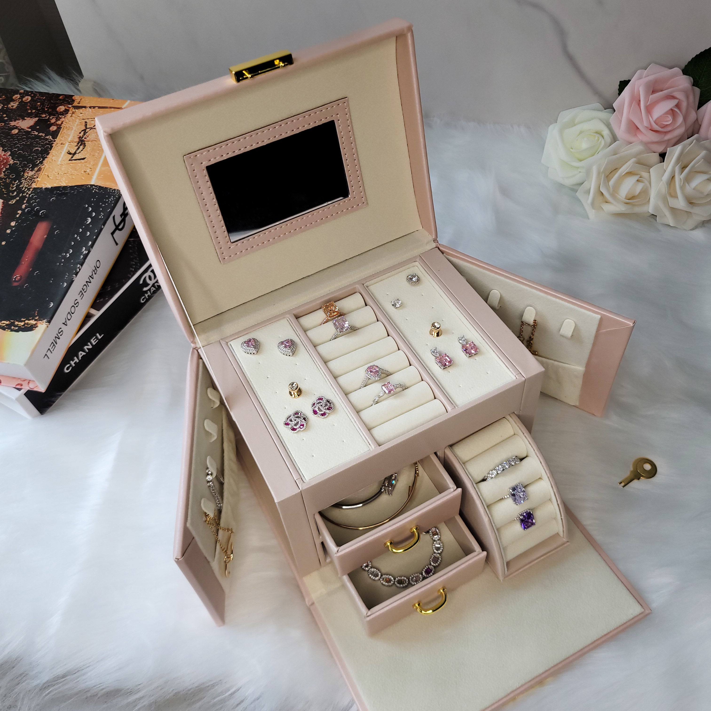 BS® - Boîte à Bijoux en Cuir Végan Modèle 