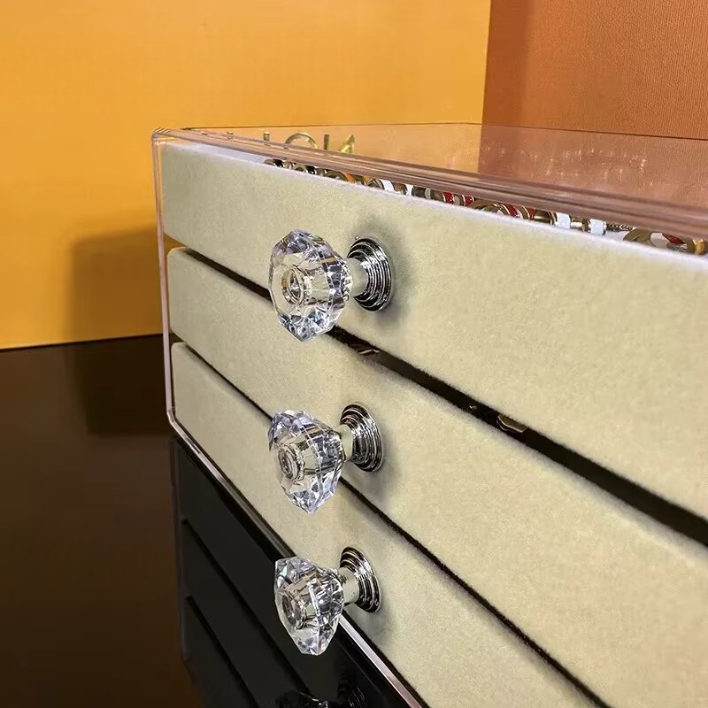 BS® - Boîte à Bijoux 3 Niveaux, Intérieur en Velours