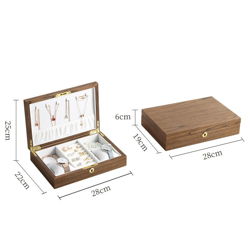 dimensions Boîte à bijoux en bois esthétique